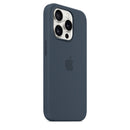 Apple iPhone 15 Pro Silicone Case with MagSafe - Storm Blue