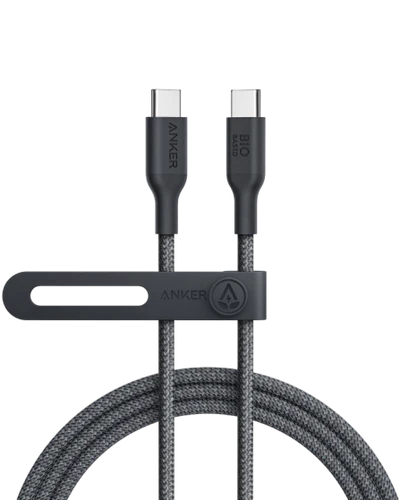 Anker PowerLine 543 USB-C to USB-C 100W (Bio-Nylon) (1.8m/6ft) -Black