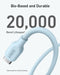 Anker 542 USB-C to Lightning Cable (Bio-Based) (1.8m/6ft) -Blue