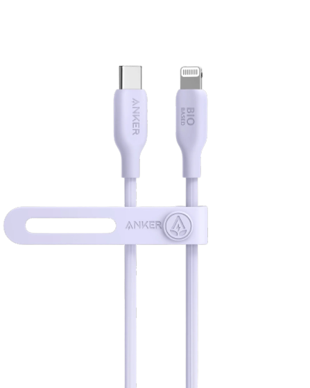 Anker 542 USB-C to Lightning Cable (Bio-Based) (1.8m/6ft) -Violet