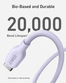 Anker 542 USB-C to Lightning Cable (Bio-Based) (0.9m/3ft) -Violet
