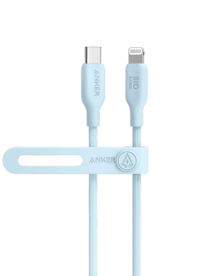 Anker 542 USB-C to Lightning Cable (Bio-Based) (0.9m/3ft) -Blue