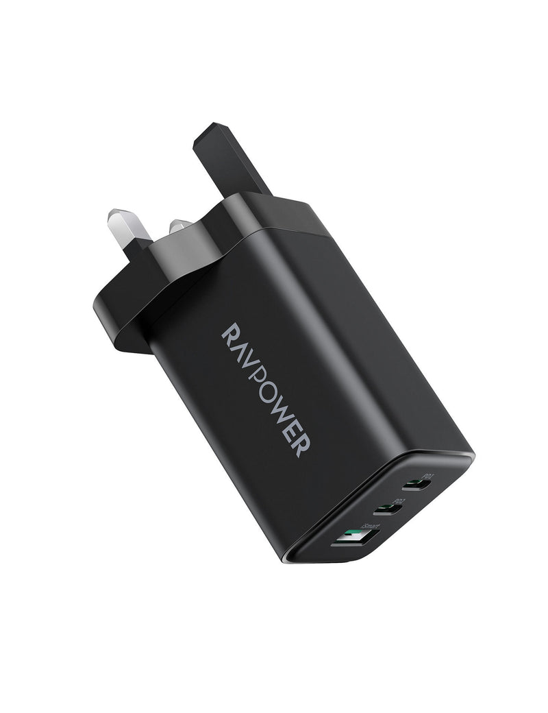 Ravpower Wall Charger 3-Port PD 65W - Black