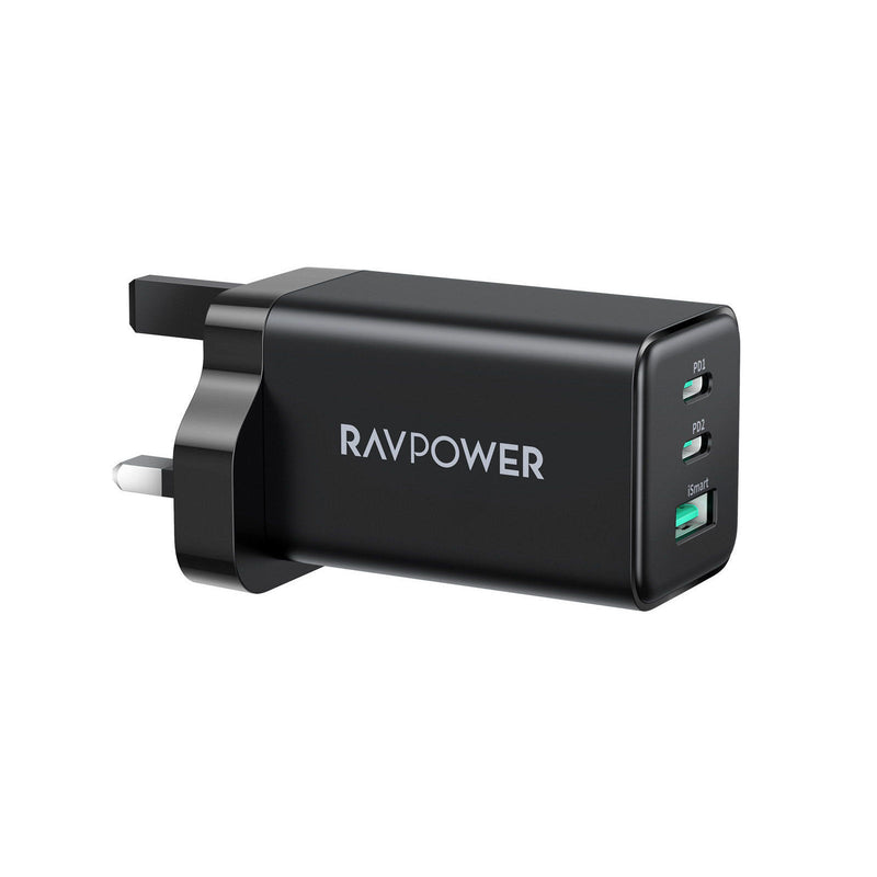Ravpower Wall Charger 3-Port PD 65W - Black
