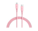 Ravpower Nylon Braided USB-C to Lightning Cable 1.2M - Pink