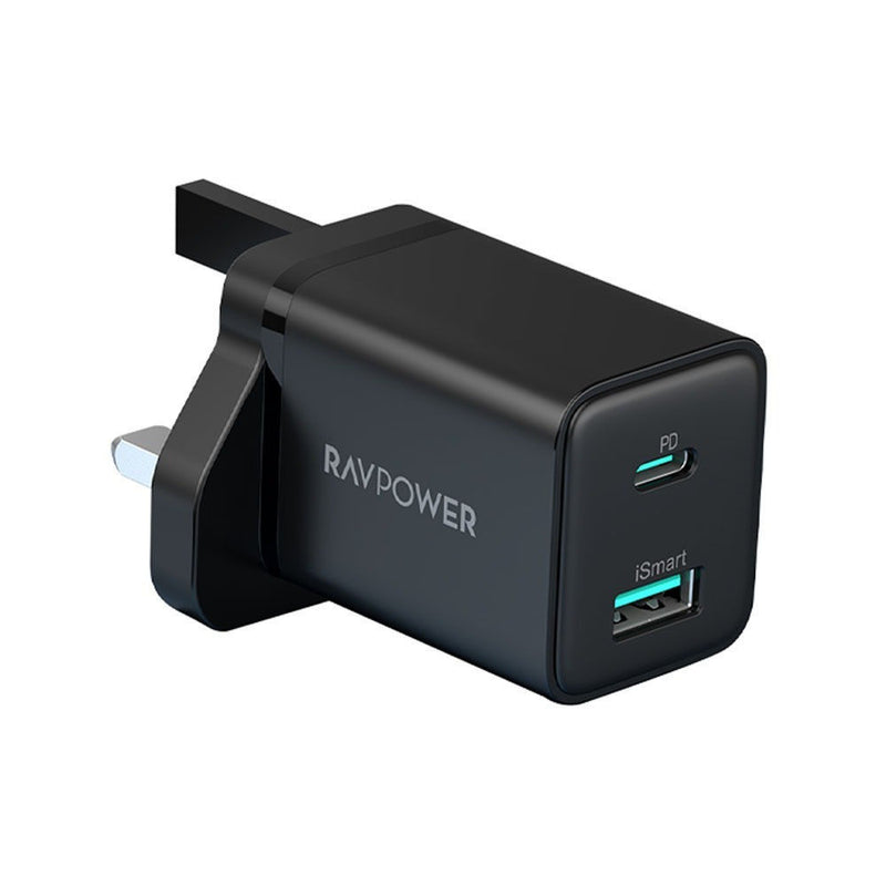 Ravpower PD 20W 2 Port Wall Charger - Black