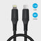 Powerology - PVC Type-C to Lightning Cable 1.2M - Black