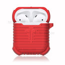 ISMILE Anti-lost Drop-proof Silicone Gel Protective Case for Apple AirPods with Charging Case  - Red