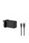 MOMAX Fast Pro GaN Charger Kit With Lightning Cable + bag  - Black
