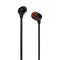 JBL T125BT Wireless In-ear Pure Bass Headphones - Black   سماعة جى بى ال بلوتوث - اسود