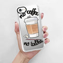 Casetify Iphone 7/8 Classic Grip Case -No Coffee Less Talkie