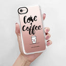 Casetify Iphone 7/8 Classic Grip Case - Love and Coffee