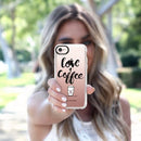 Casetify Iphone 7/8 Classic Grip Case - Love and Coffee