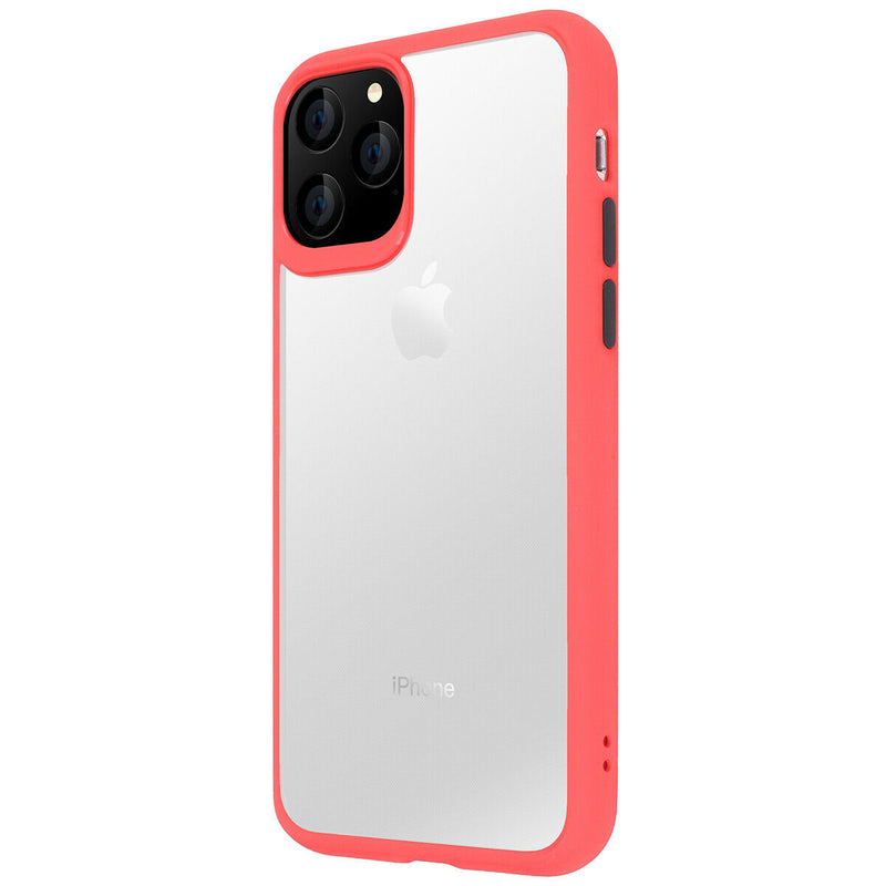 غطاء Rock U Shield Etui Obudowa Do iPhone 11 Pro (شفاف / أحمر)
