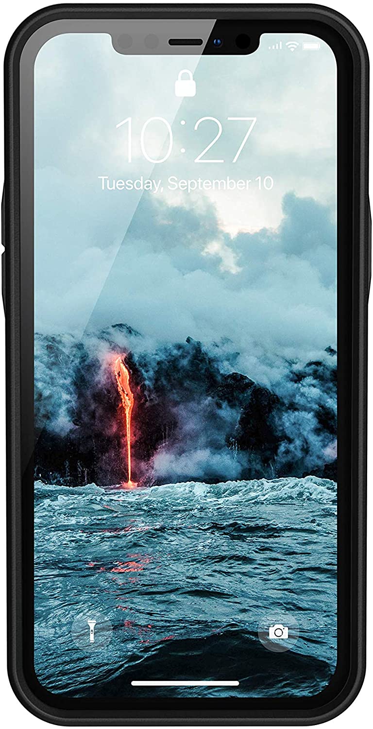 Uag iphone 12 mini outback bio case (black)