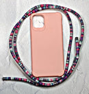 Straps For iPhone (Cross/Neck) with Colored pink Case