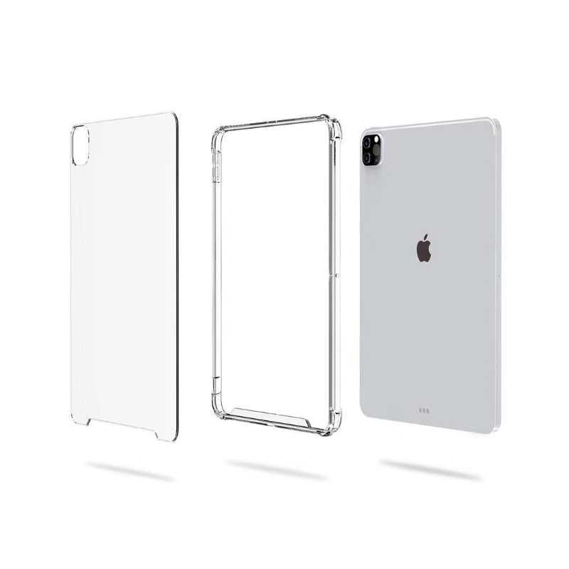 Green TPU/PC Back Case For Ipad 11" 2020-Clear