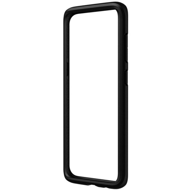 RhinoShield Bumper Case for Galaxy S8 Plus [CrashGuard] | Shock Absorbent Slim Design Protective Cover - Compatible w/Wireless Charging [3.5M / 11ft Drop Protection] - Black