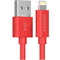 Porodo PVC Lightning Cable 1.2m Red