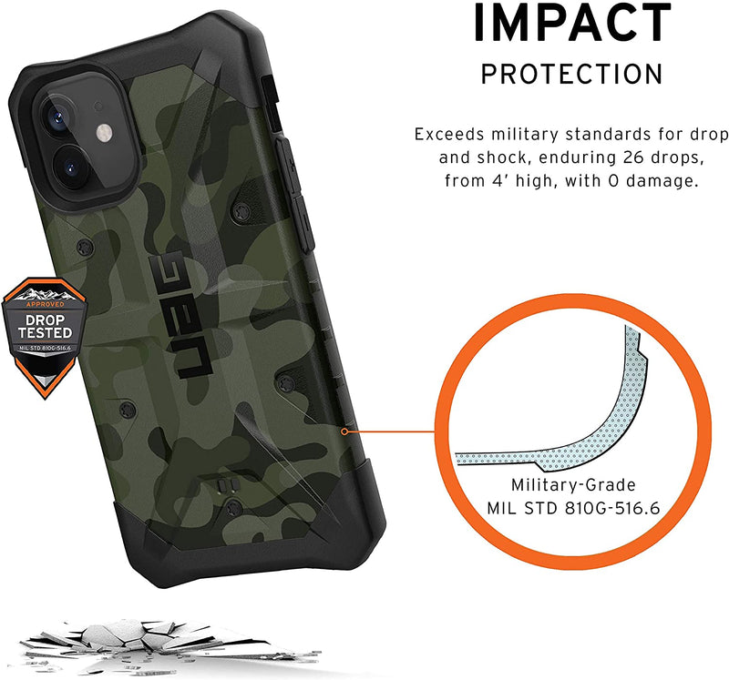 Uag iphone 12 mini pathfinder se camo case (forest camo)