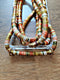 Straps rainbow bronze green  For iPhone (Cross/Neck) with Clear Case