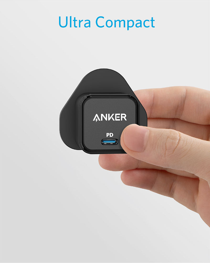 Anker PowerPort III 20W Cube USB-C Charger – Black