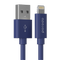 Porodo PVC Lightning Cable 1.2m Blue