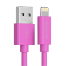Porodo PVC Lightning Cable 1.2m Pink