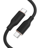 Anker PowerLine III Flow USB-C to USB-C 100W (0.9m/3ft) - Black