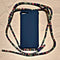 Straps For iPhone(Cross/Neck) with Colored dark blue Case