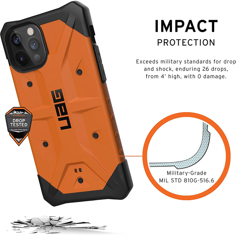 Uag iphone 12 pro max pathfinder case (orange)