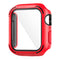Green Guard Pro PC/TPU Defense Edge Case with Glass Protector, for Apple Watch 44mm - Red