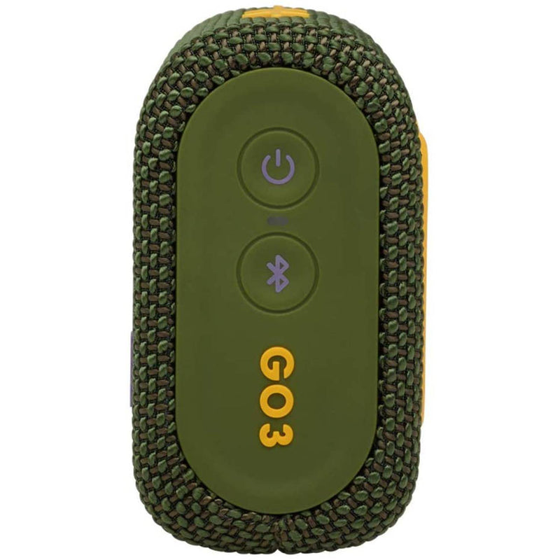 JBL Go 3 Portable Bluetooth IP67 Water-Proof & Dust-Proof Speaker - Green