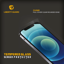 Liberty GuardiPhone 12/12 Pro Full Cover Clear Rounded Edge Screen Protector , Anti Shock & Anti Impact - Clear