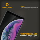 Liberty Guard  iPhone 11 Pro Max,  2.5D Full Cover Rounded Edge with Dust Filter Screen Protector Anti Shock & Anti Impact - Clear