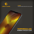 Liberty Guard  iPhone 13 Pro Max 2.5D Full Cover Rounded Edge with Dust Filter Screen Protector , Anti Shock & Anti Impact - Clear