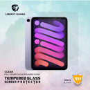 Liberty Guard  iPad Mini 6 , Full Cover Clear Rounded Edge Screen Protector Anti Shock & Anti Impact - Clear