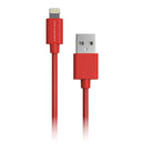 Powerology PVC Lightning Cable 1.2M, Fast Charging, Data Sync, Super Durable,  (Red)