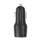 Powerology Car Charger  Dual Port Car Charger PD 20W USB-A 12W - Black