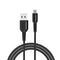 Porodo Type-C Cable 1.2m - Optimum Charge - Fastest Charging - Data Sync  Black