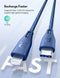 RAVPower Type-C to Lightning Cable 1.2m - Nylon - Blue