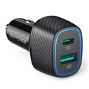 RAVPower PD Pioneer 48W 2-Port USB Car Charger RP-VC009 – Black