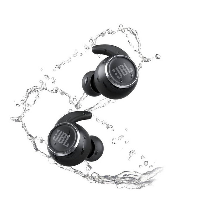 JBL Reflect Mini NC Waterproof True Wireless In-Ear Sport Headphones with Active Noise Cancelling with Smart Ambient, 21-hours Playtime, IPX7 Waterproof Feature - Black Black