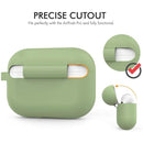 Ahastyle FullCover Silicone Keyhain Case For Airpodes Pro Mint