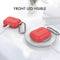 AhaStyle Full Cover Silicone Keychain Case for AirPods Pro - Red