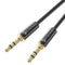Syncwire 3.5mm Nylon Braided Premium AUX Cable - Black 2Meter