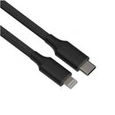 HP - USB-C TO LIGHTNING CABLE, CHARGE AND SYNC, ALUMINUM ALLOY - 2M - Black