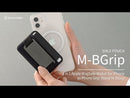 Sinjimoru M-BGrip 3 in 1 Magnetic Wallet Olive Gray
