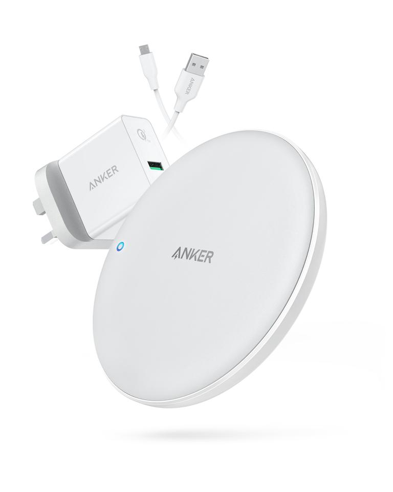 Anker PowerWave 7.5W Pad Wireless Charger-White