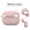 AhaStyle Full Cover Silicone Keychain Case for AirPods Pro - Pink